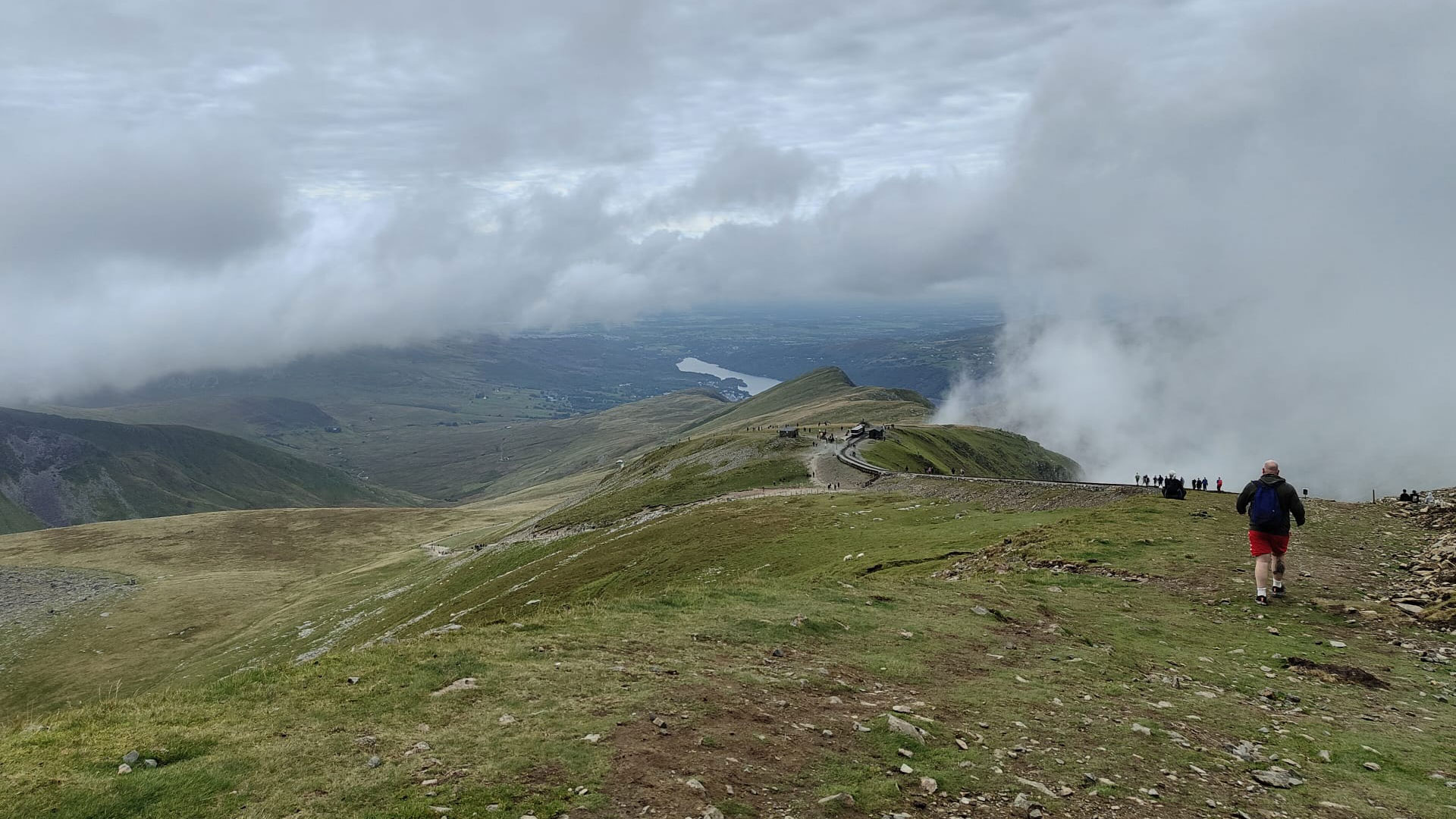 A photo of the team on the walk