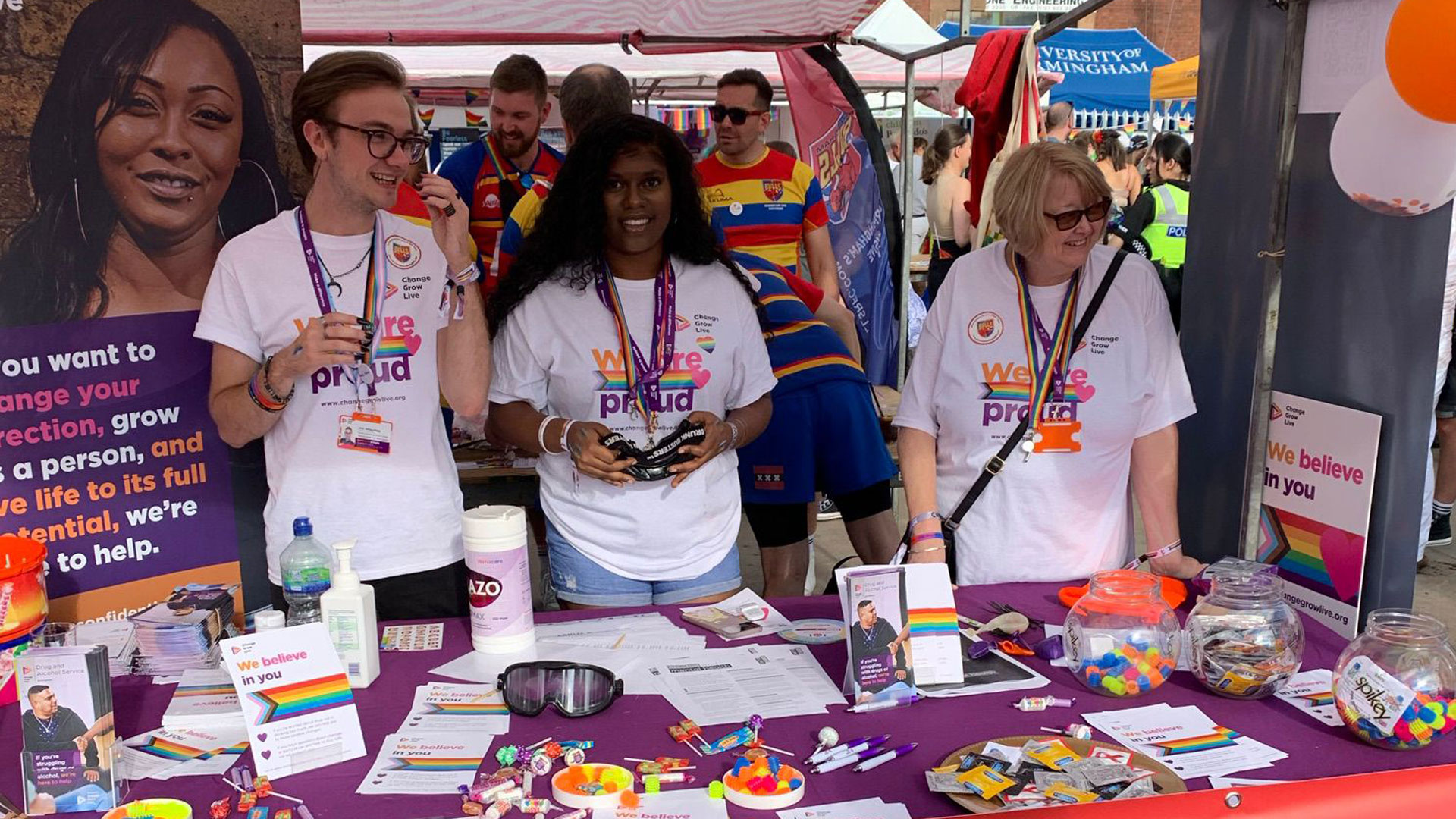 Our staff at Birmingham Pride