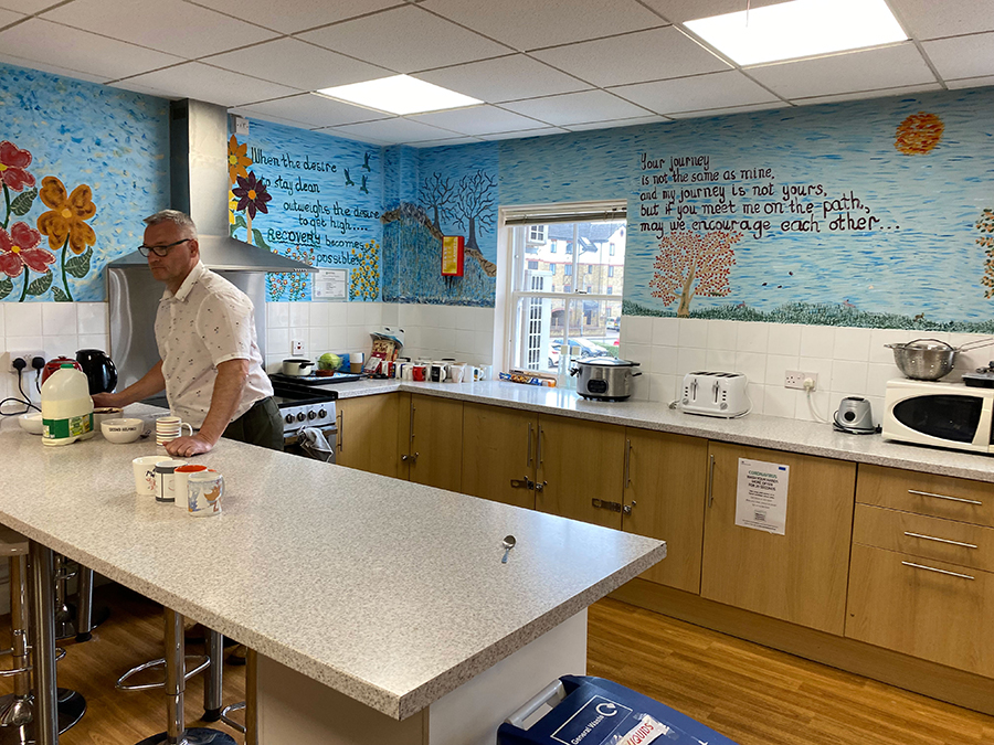 A photo of reception at our Peterborough service