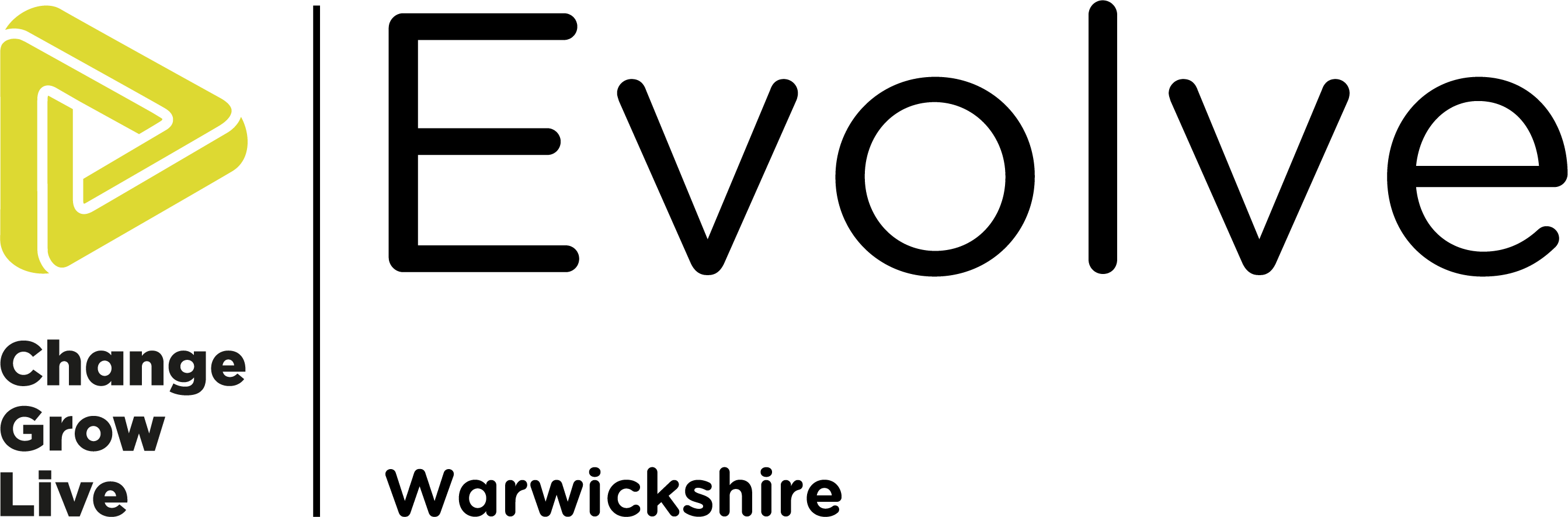 Evolve Warwickshire colour logo