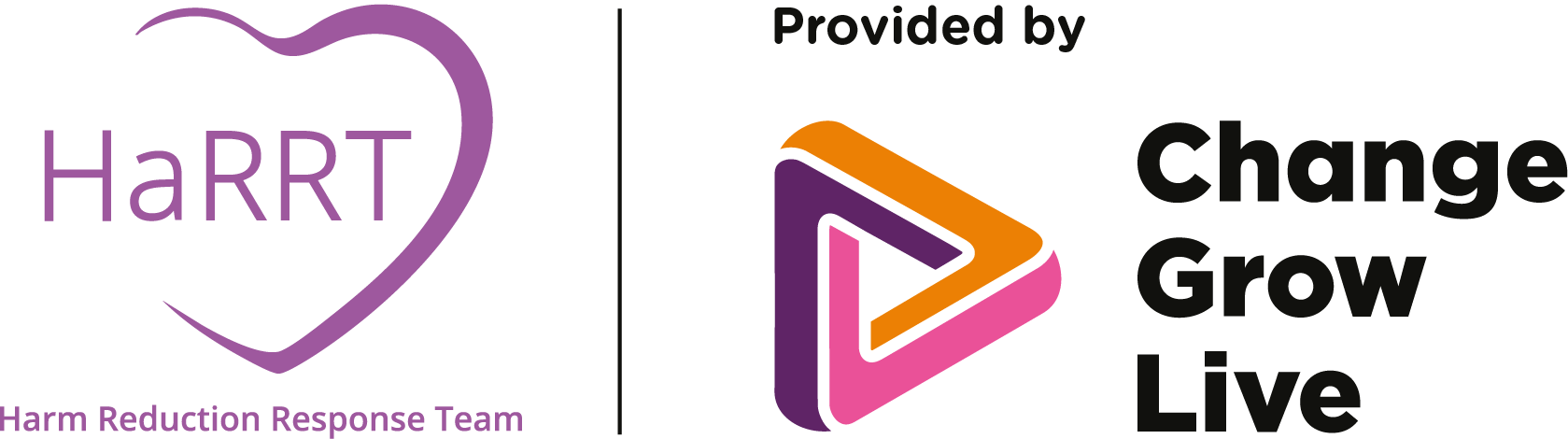 HaRRT logo provided by Change Grow Live